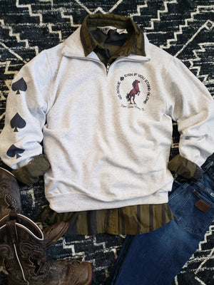 Stand Alone Quarter Zip Sweatshirt