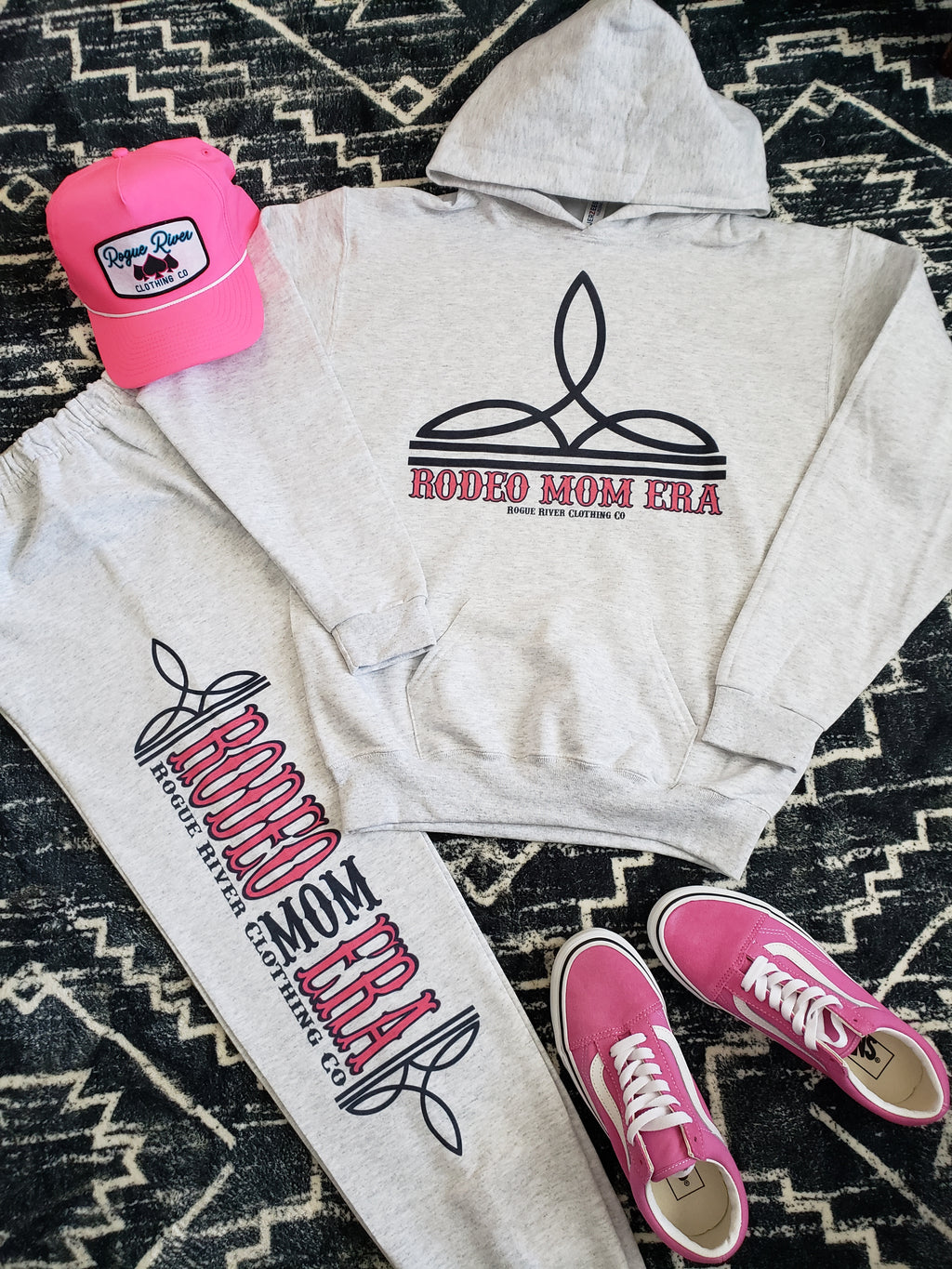 Pink Rodeo Mom Era Hoodie