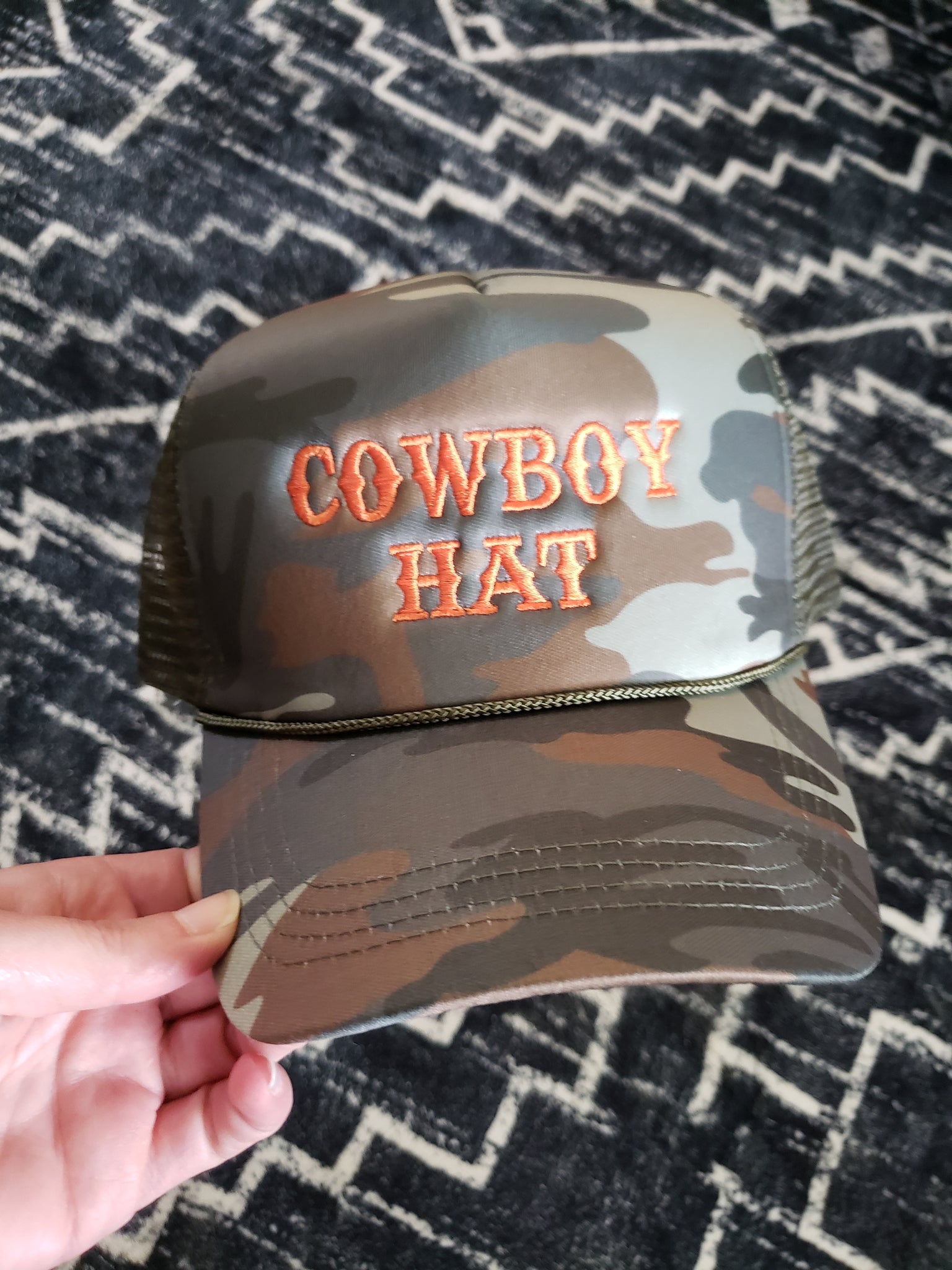 Cowboy Hat Trucker Hat