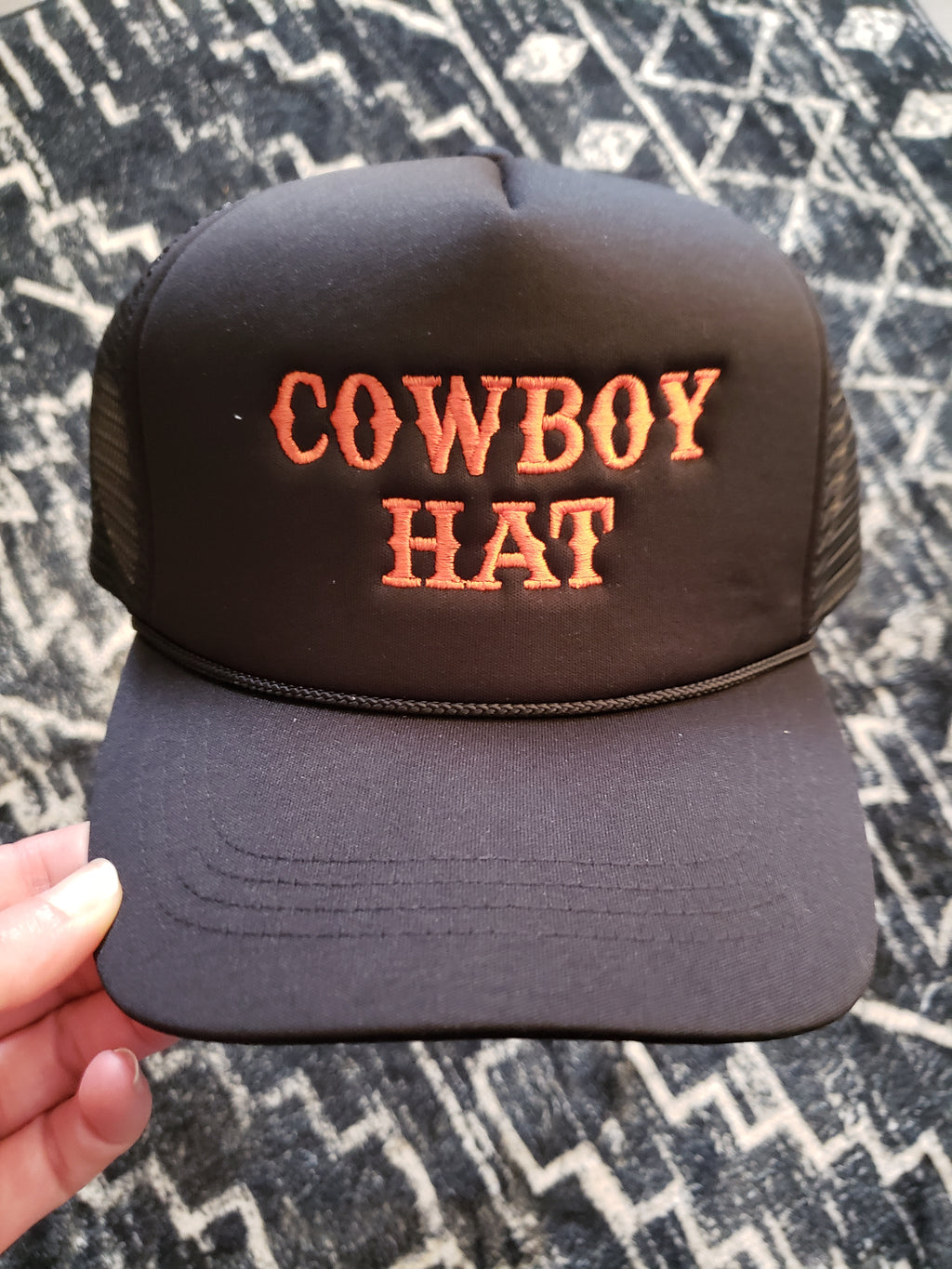 Cowboy Hat Trucker Hat