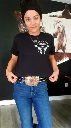 Rowdy Rogue Crop Tee