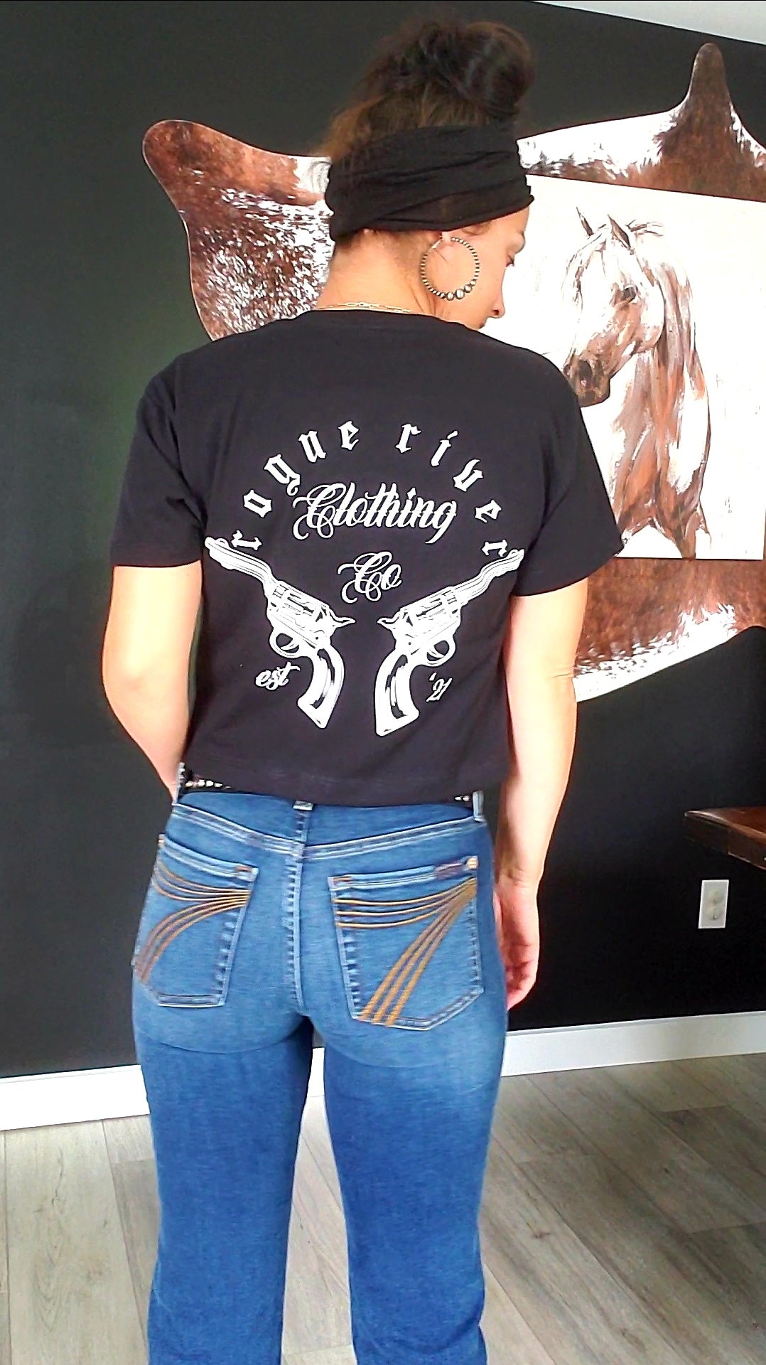 Rowdy Rogue Crop Tee