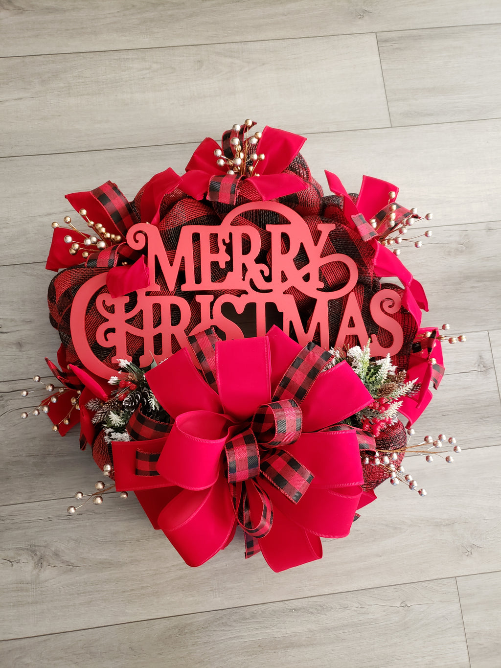 Dressed In Red Wreath