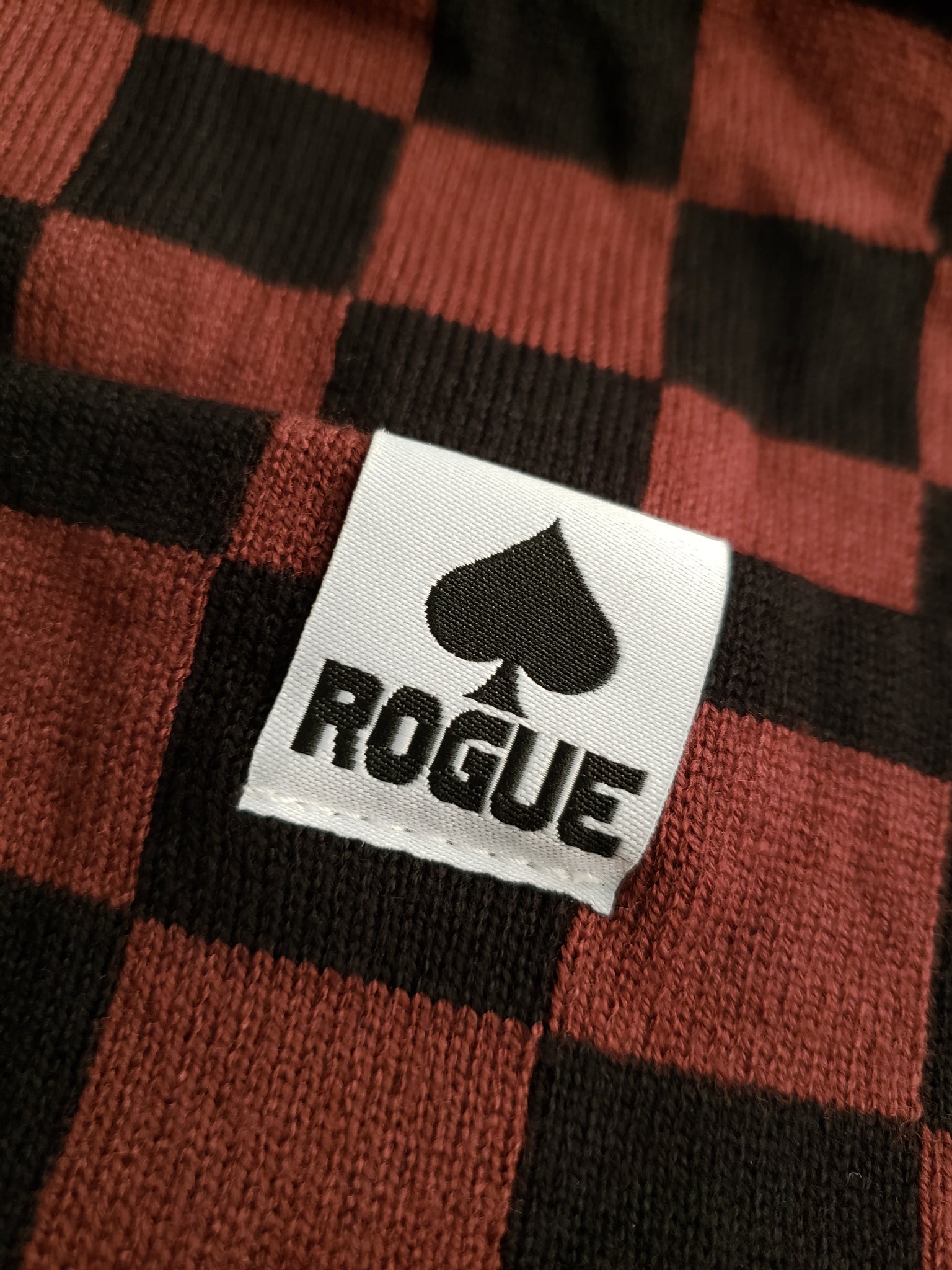 Checker Print Rogue Beanie
