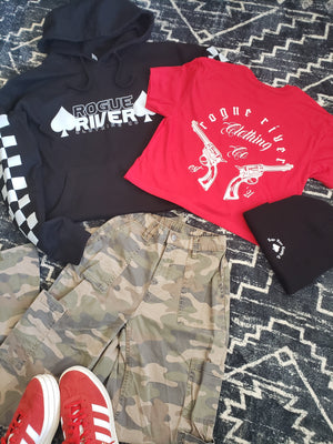 Rowdy Rogue Crop in Red