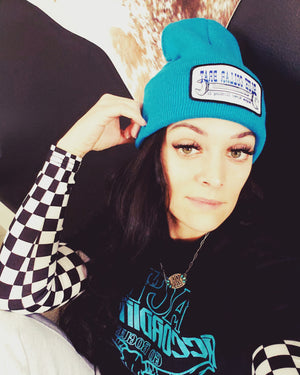 Blue Collar Brat Beanie