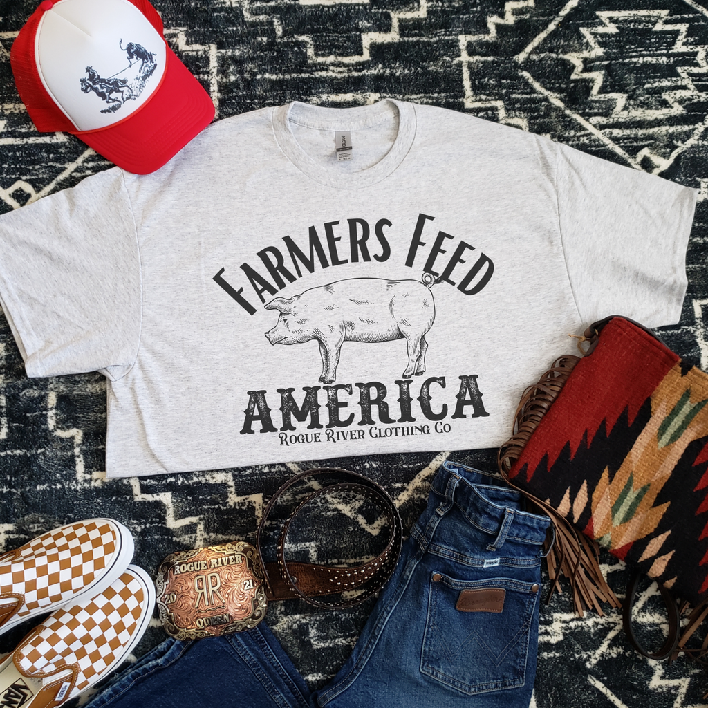 Farmers Feed America Pig Tee