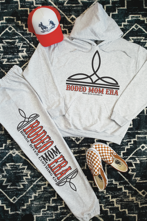 Red Rodeo Mom Era Joggers
