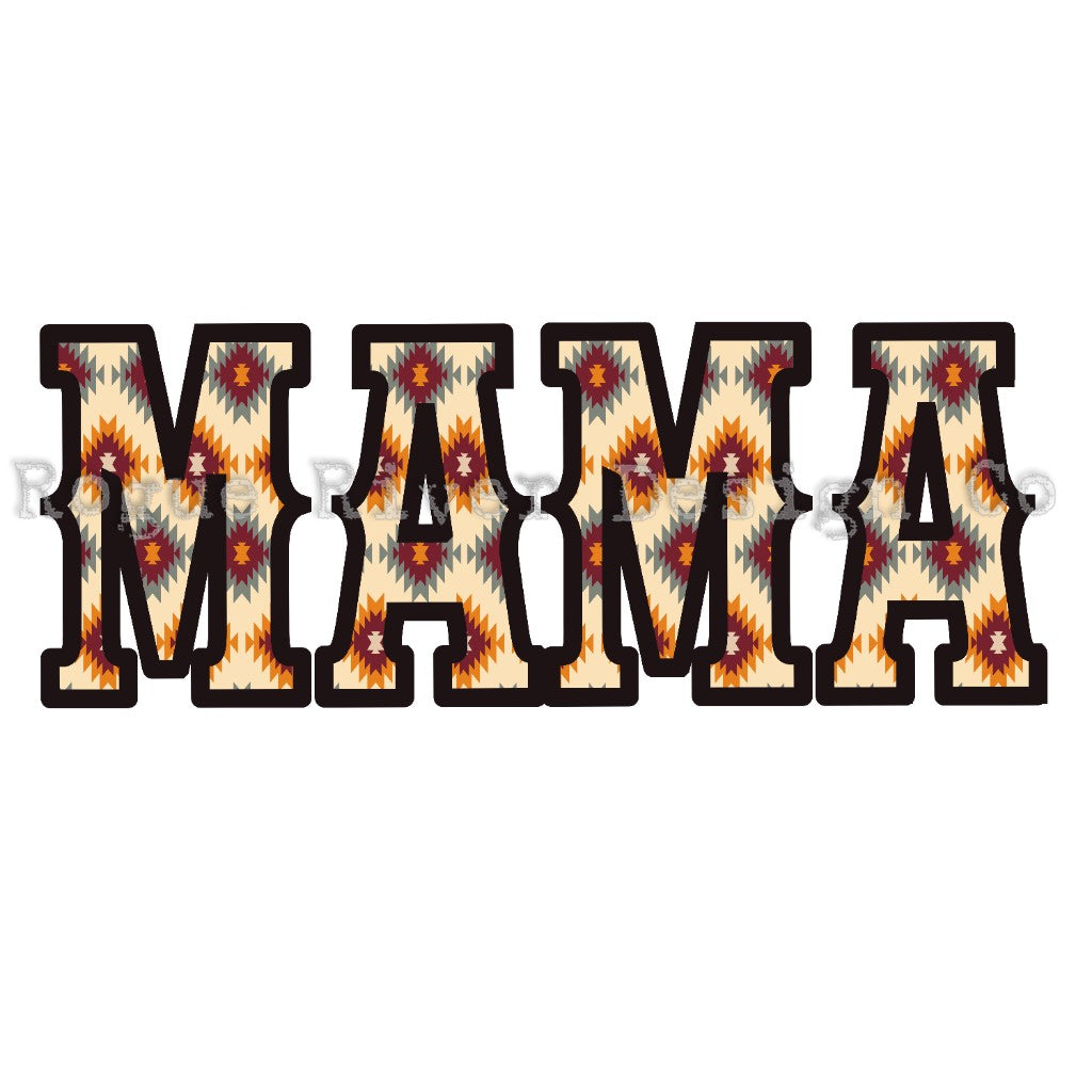 Burgundy Aztec Mama