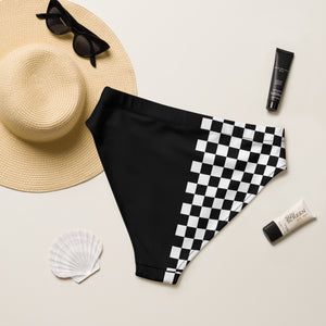Race Days High Waisted Bikini Bottom