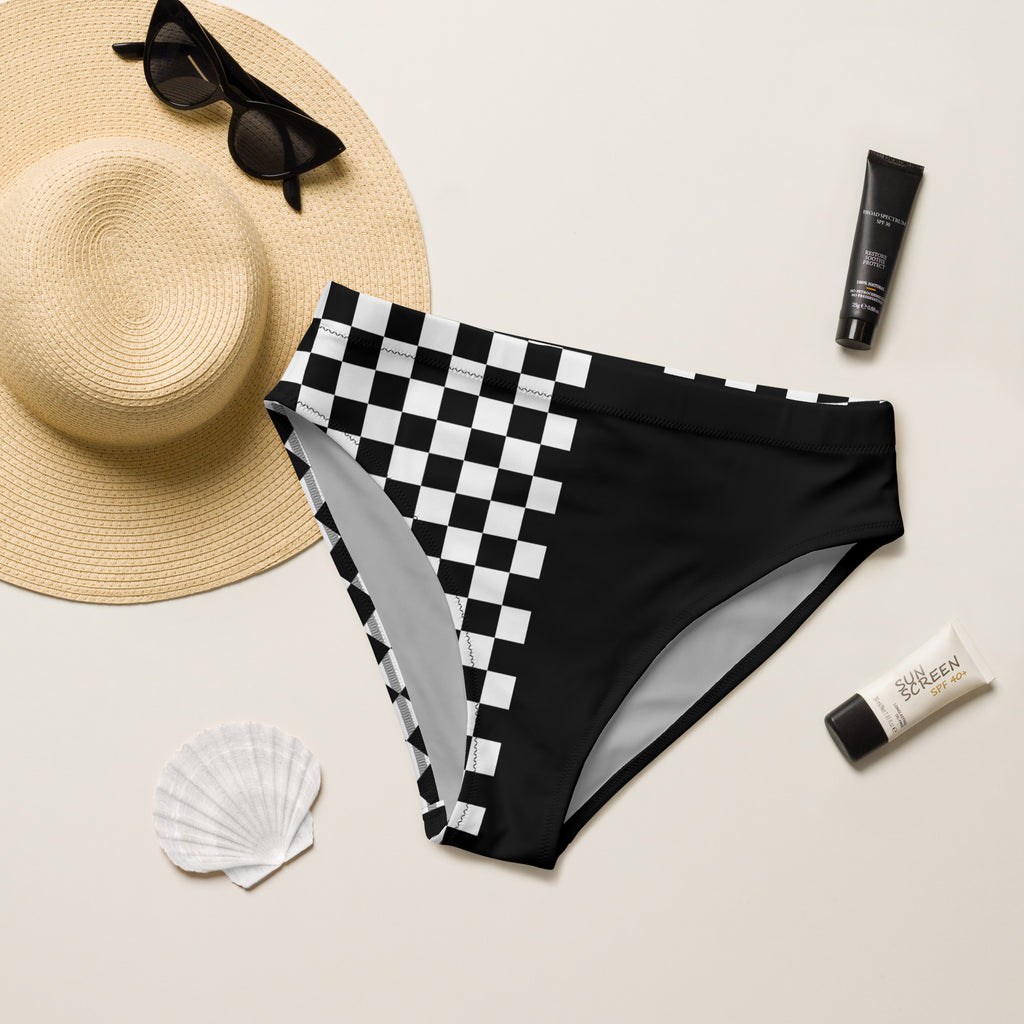 Race Days High Waisted Bikini Bottom