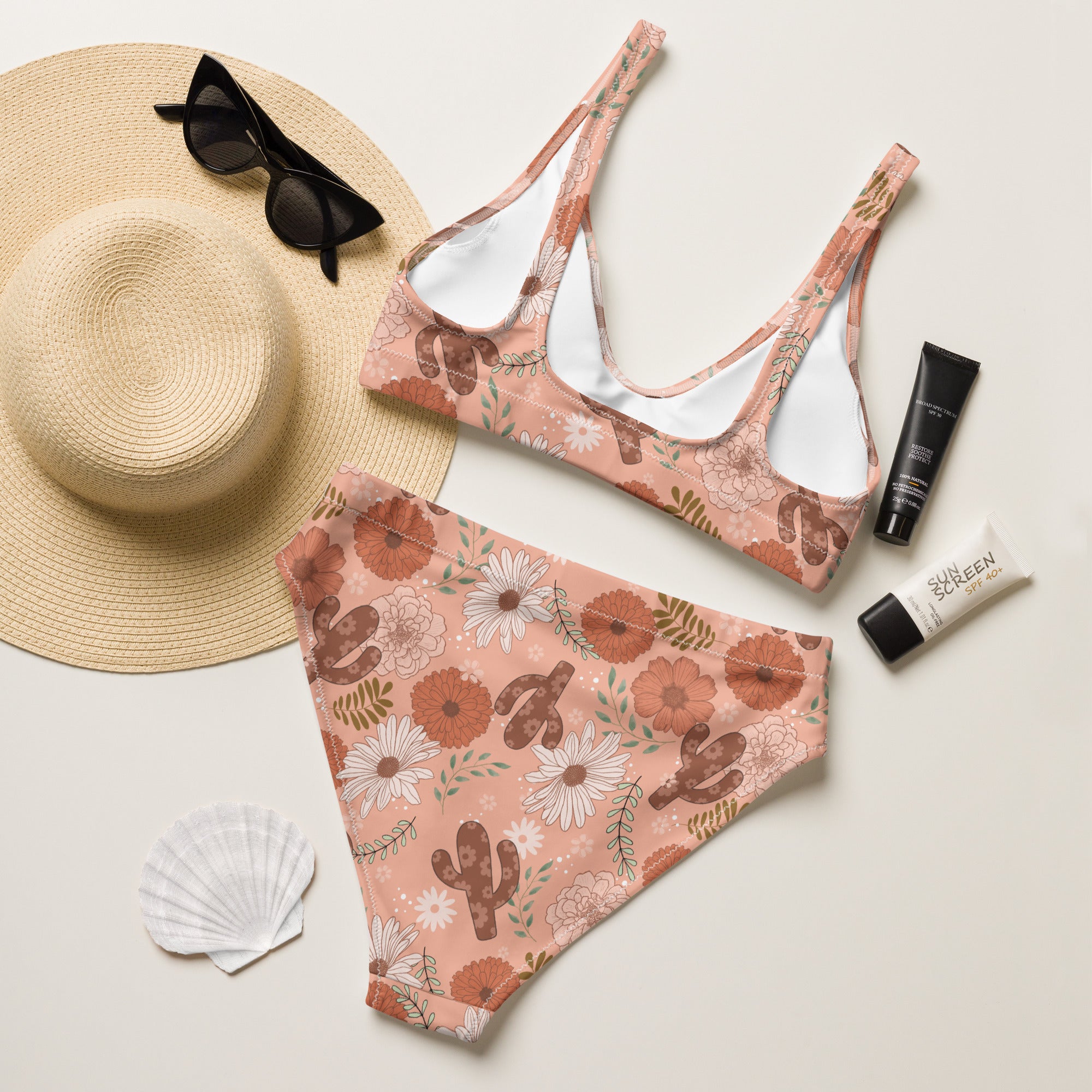Hippie Cowgirl High Waist Bikini Set