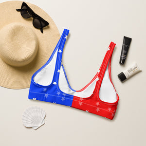 Patriotic Bronc Bikini Top
