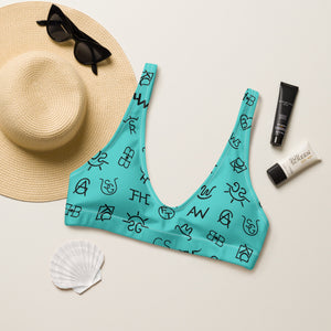 Cattle Brand Bikini Top
