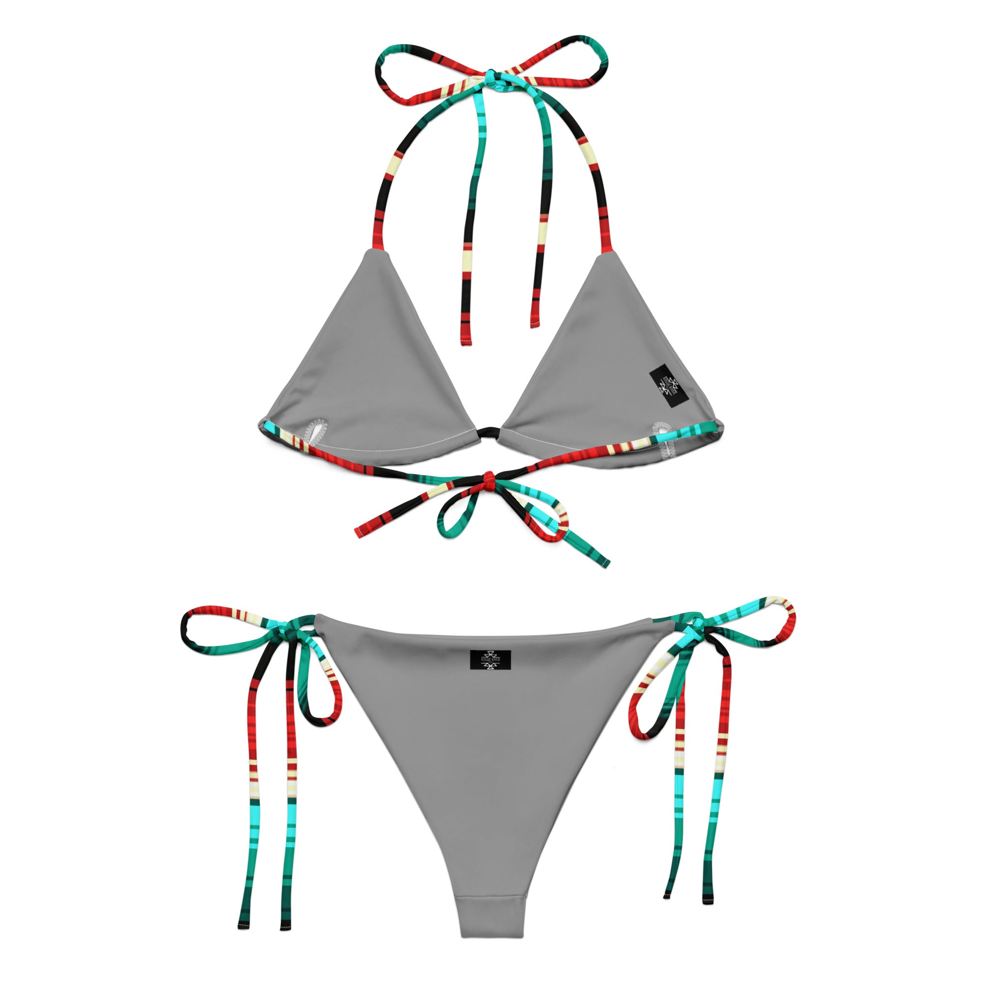 Black Serape String Bikini