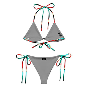 Black Serape String Bikini