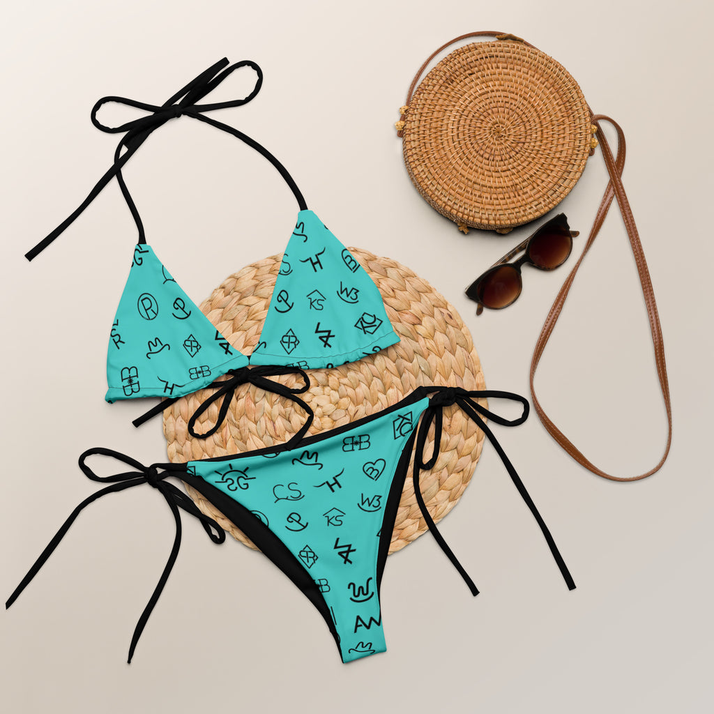 Blue Cattle Brands String Bikini