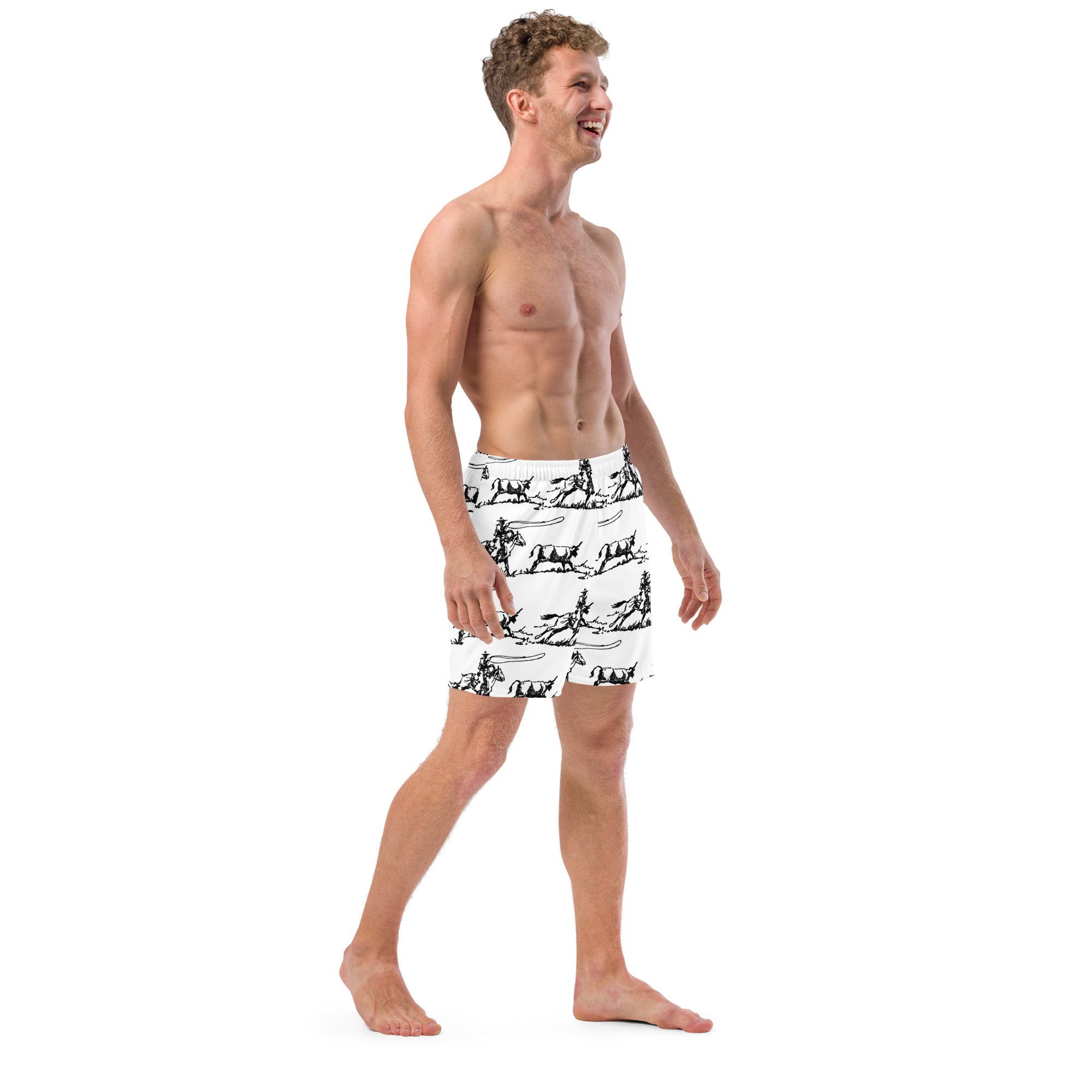 Men's Ropin' West Swim Trunks