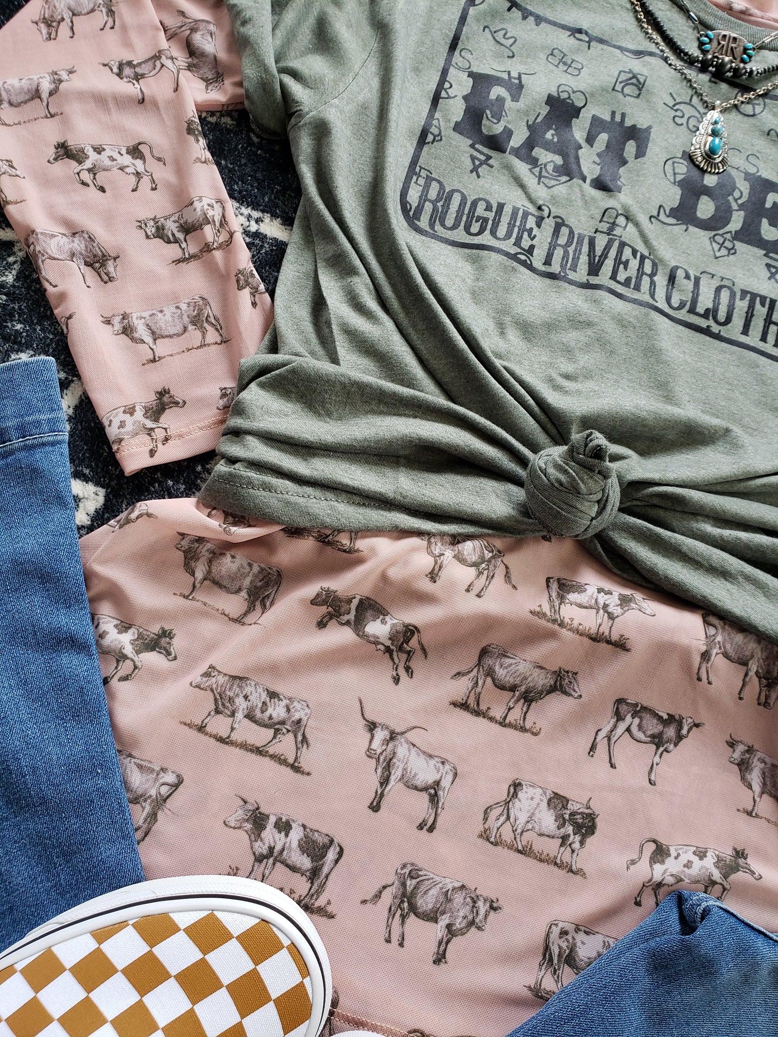 Cattlewoman Longsleeve Mesh Shirt