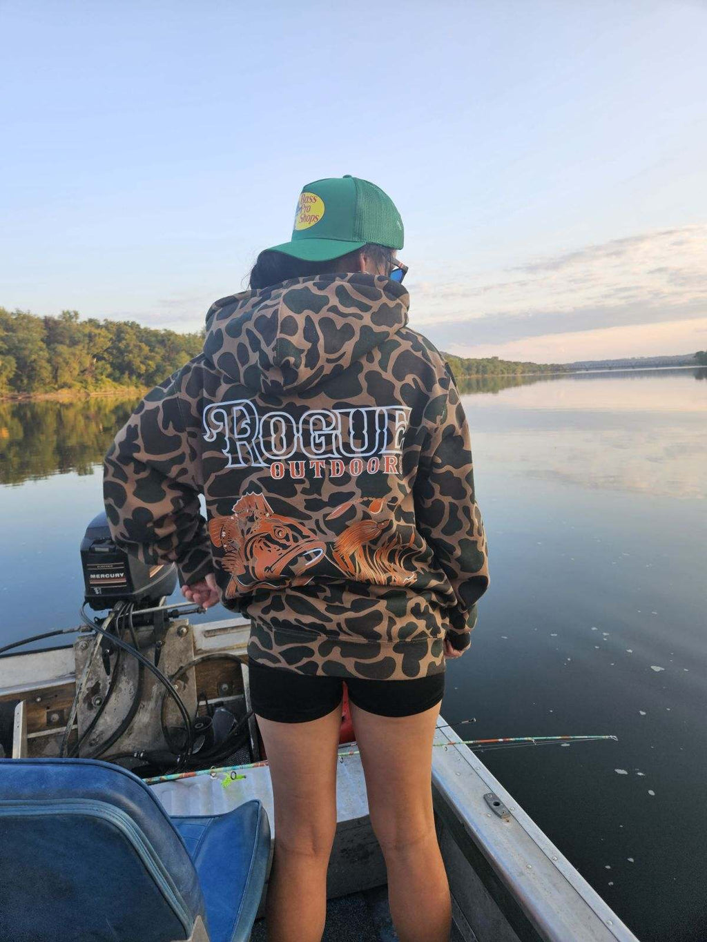 Bass Dash Hoodie Duck Camo Orange