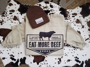 Eat More Beef Crewneck