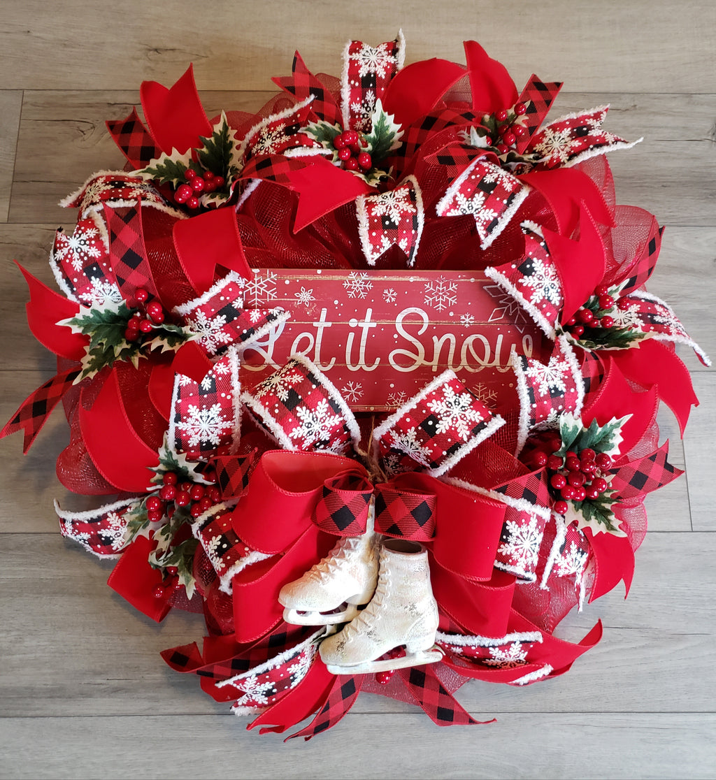 Let It Snow Wreath