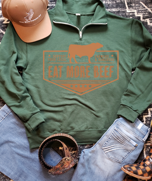 Eat Beef 1/4 Zip