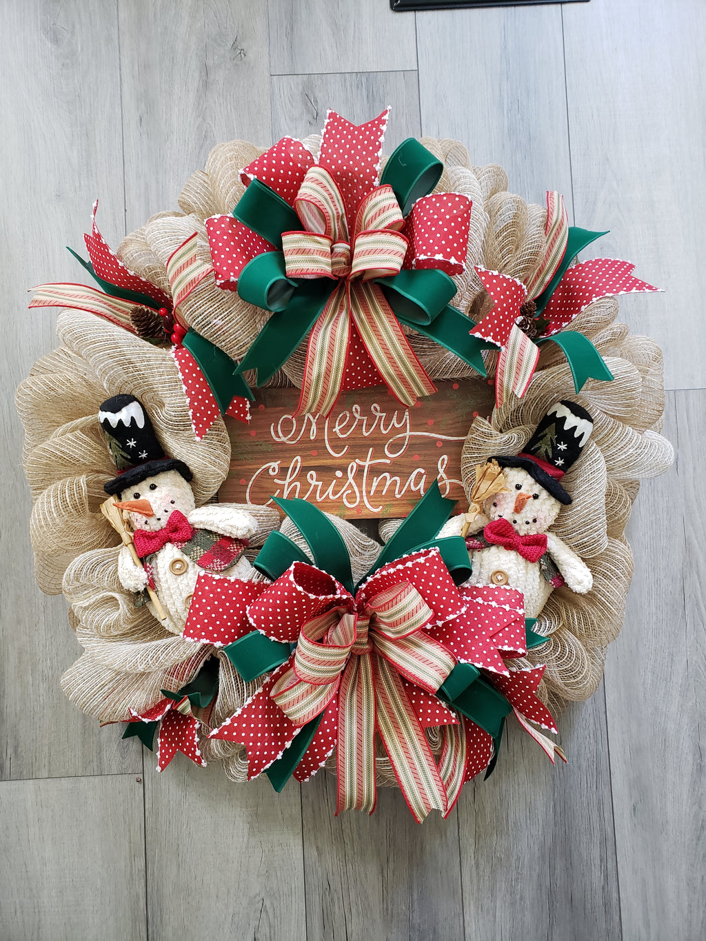 Country Christmas Wreath