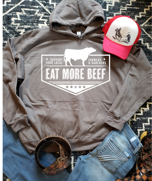 Eat Beef 1/4 Zip