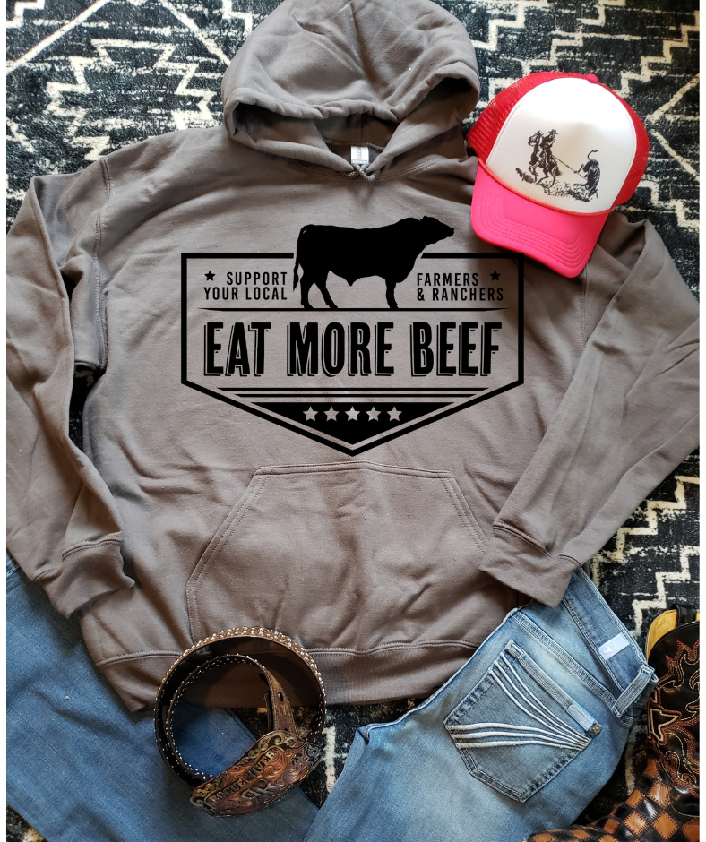 Eat Beef 1/4 Zip