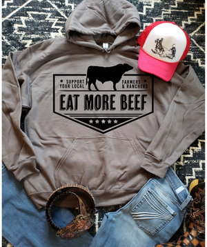 Eat Beef 1/4 Zip