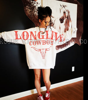 Long Live Cowboys Crewneck