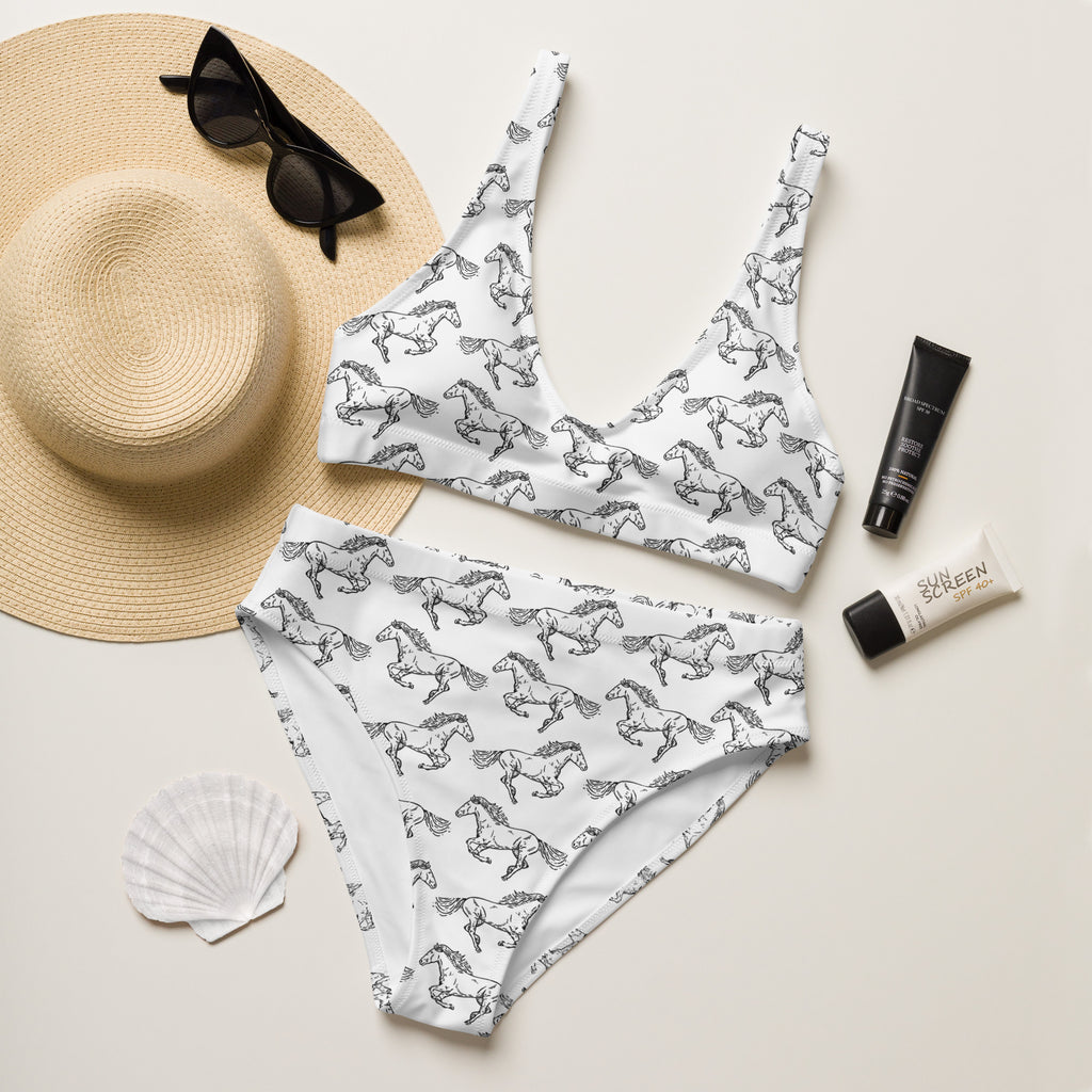 Wild Horses High Waist Bikini