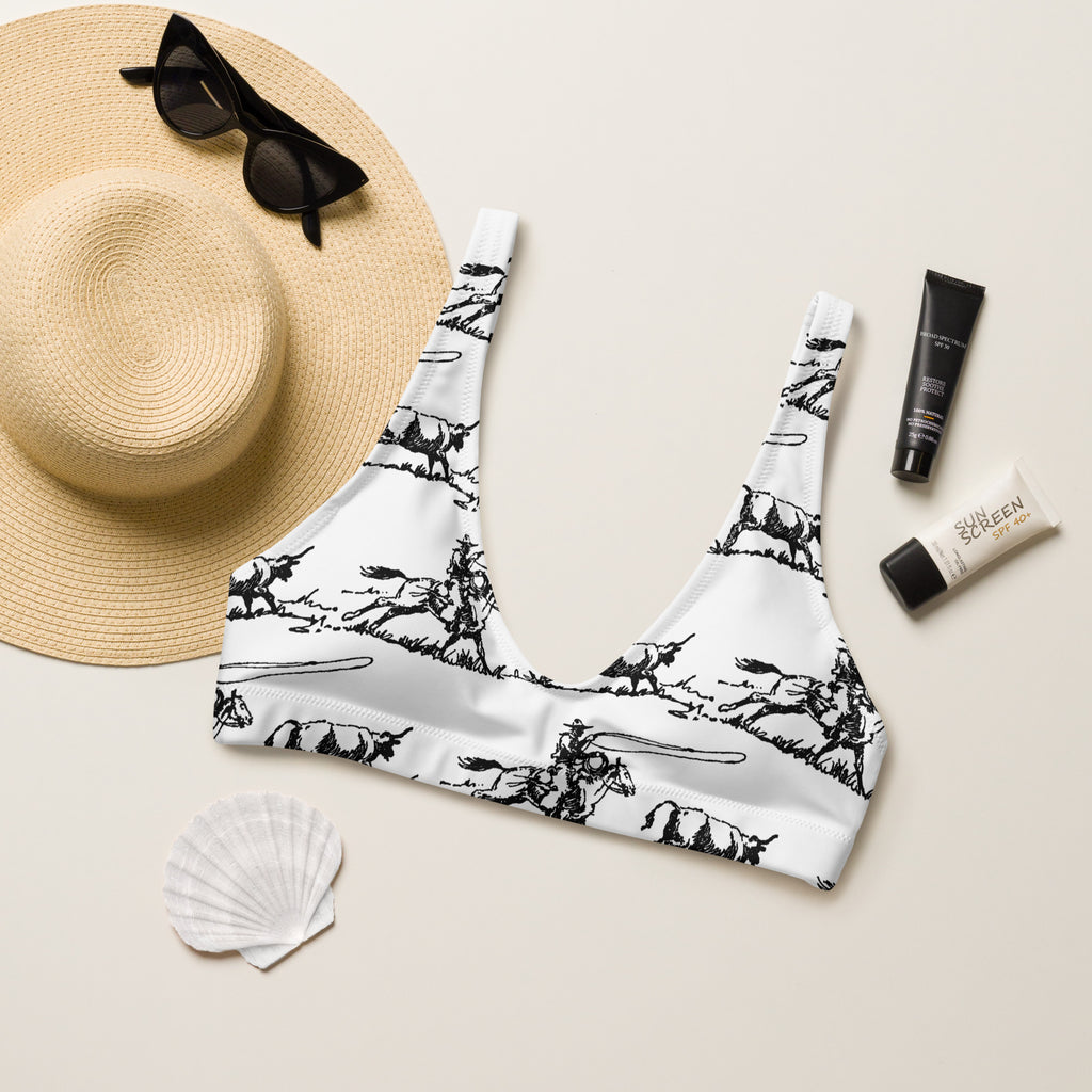 Ropin' West Bikini Top