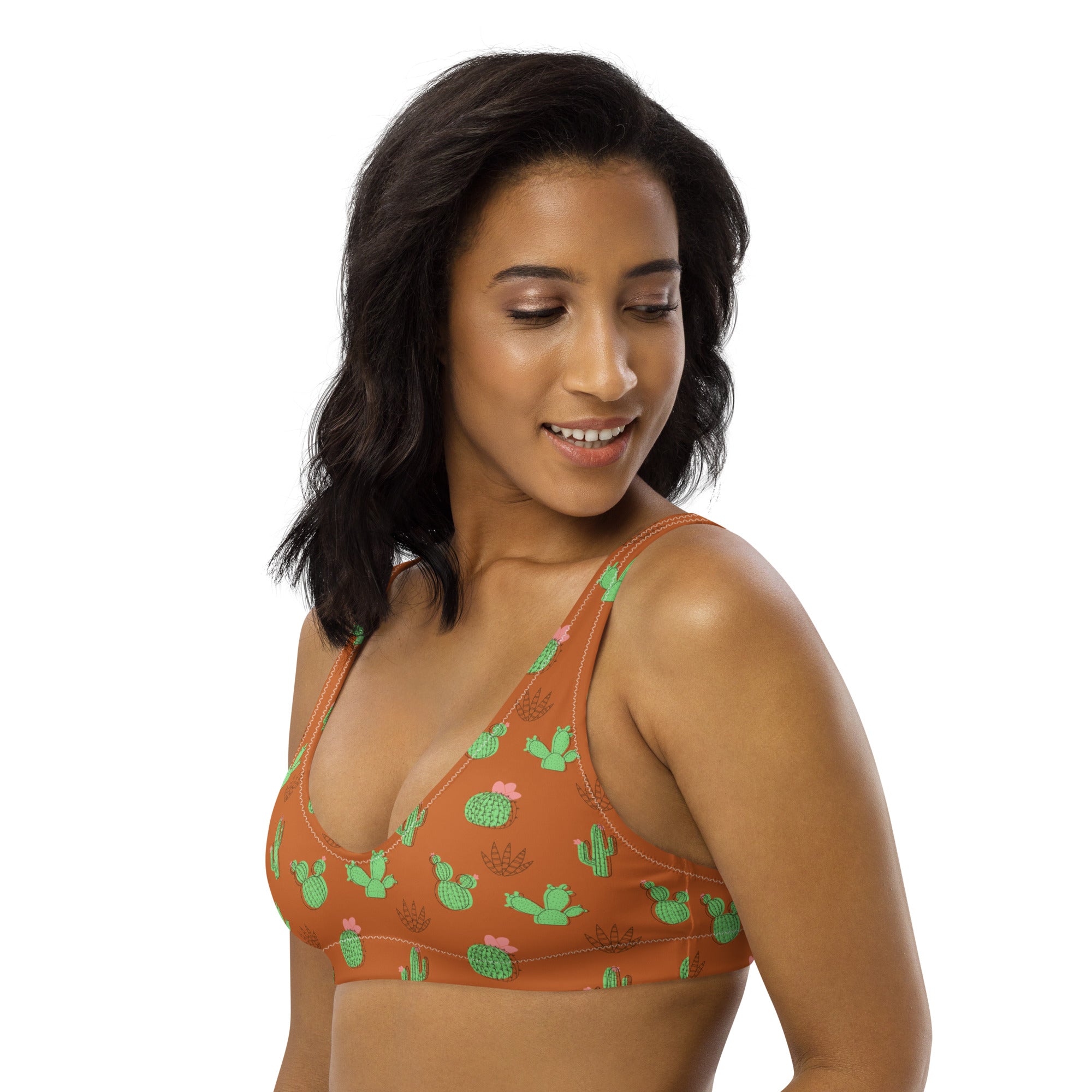 Desert Cactus Bikini Top